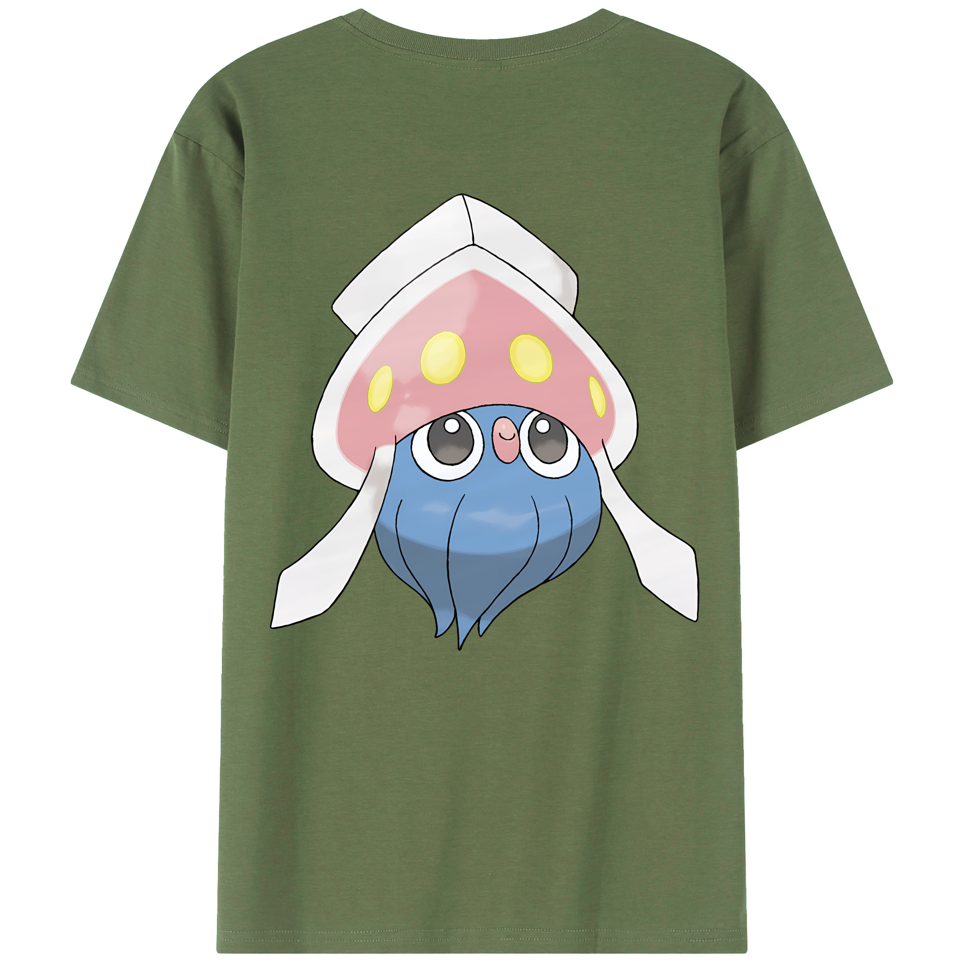 （画像用） ポケットモンスター Pokémon 綿100％ メンズ半袖Tシャツ（バックプリント） 通気性